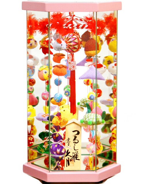 雛人形 久月 さげもん 吊るし雛 ガラスケース飾り《TAR25-1》おしゃれ コンパクトのサムネイル