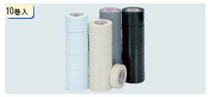 TASCO ビニールテープ(白) 10巻入 #360 TA976B-1