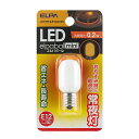 【ELPA】LED常夜灯用ナツメ球 LDT1YR-G-E12-G1001