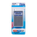 【朝日電器】【ELPA】AM/FMポケットラジオ 1991-5 ER-P60F