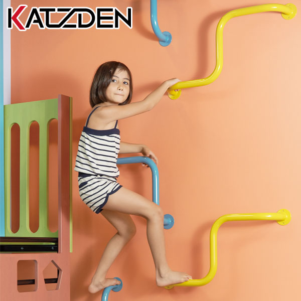 【カツデン】【うんてい】【ボルダリング】DECOツイスト（アスレチックシリーズ）ADS001SR シグナルレッド ADS001TE トラフィックイエロー ADS001PG2 ペールグリーン ADS001PB2 パステルブルー ADS001PW ピュアホワイト ADS001T 半艶ブラック