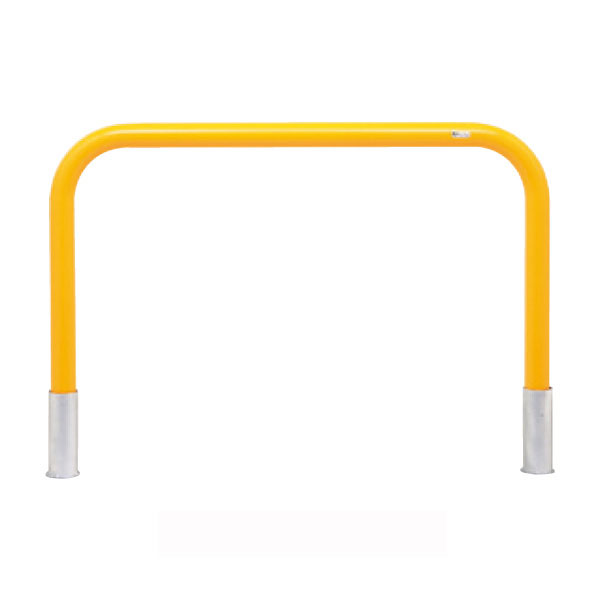 サンキン ポール 車止め バリカーメドーマルクゲートタイプ F8-15S 黄 [※代引不可]