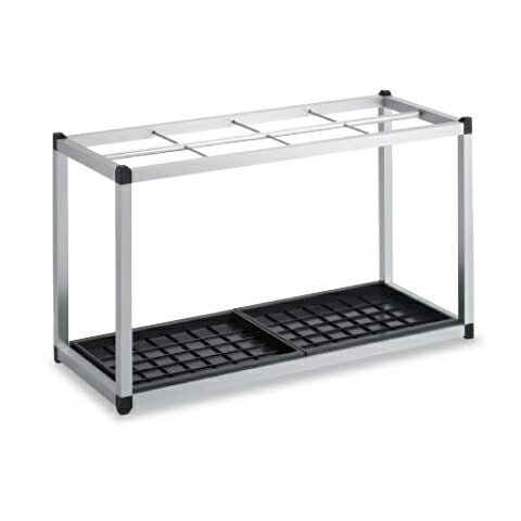 業務用傘立て（アンブレラスタンド） アルミ傘立2(テラモト) 48本収納