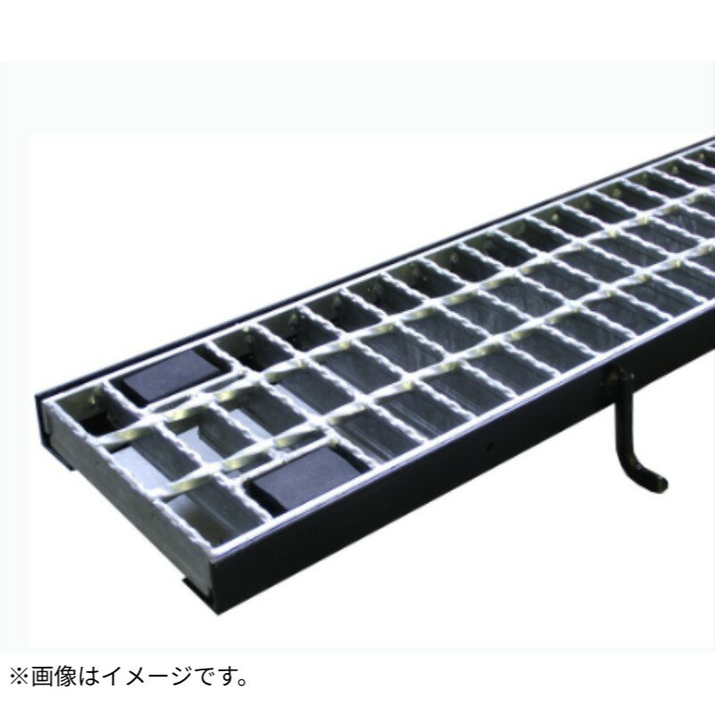 Rakuten - 【中部コーポレーション】騒音防止 建築外構用ボルト固定式スチールグレーチング 溝蓋 本体のみ 適用荷重：T-2VG5BR 25S-1寸法：995×150×25 (mm)