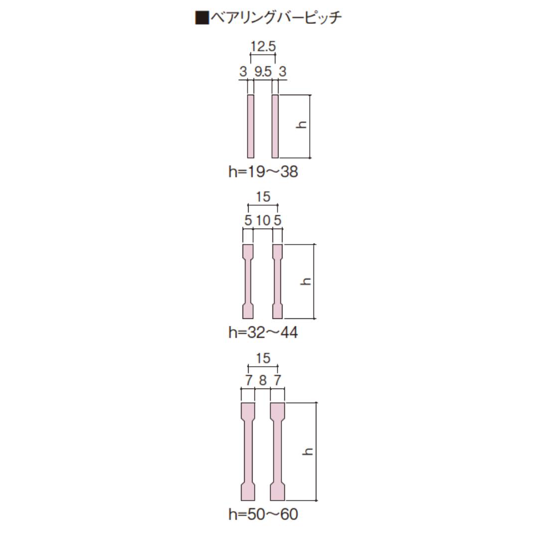 【中部コーポレーション】横断溝・側溝用細目スチールグレーチング 溝蓋 本体のみ ...