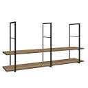 【キッチン棚】【玄関棚】【リビング棚】【CRAFITS】 ラダーフレーム棚セット(RT) RT-K3-W17