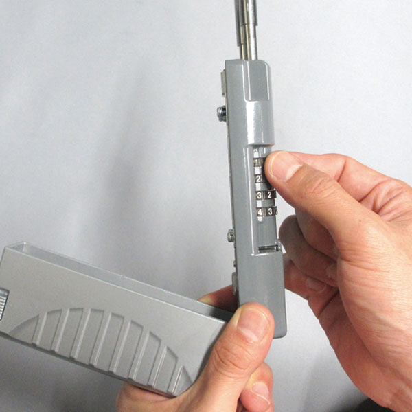 【ノムラテック】 NEWキ-ストック ハンディ LEDライト付 N-1298 シルバー