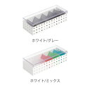 【ポイント10倍】【like it】カードケース(L)CB-9011S ホワイト/ミックス