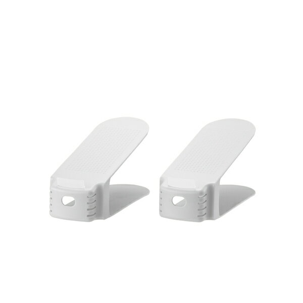 【ポイント10倍】【like it】くつホルダーワイド 2P SHW-01 ホワイト