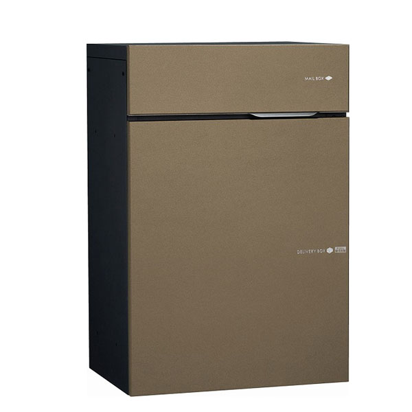 【今だけ！スーパーセール限定10%off！】【ユニソン】【門柱】【宅配ボックス】【ポスト】ヴィコ DB スリム90 ポスト有 左開 前出 メタルブラウン 324041270