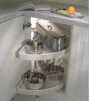 ハーフェレ HAFELE キッチン関連金物 1/2回転コーナートレー 1/2回転トレー [541.54.728]