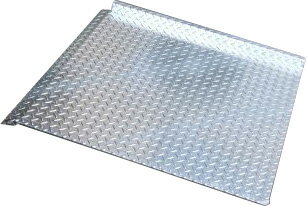 【奥岡製作所】車いす用スロープ(溶融亜鉛めっき仕上げ) OKSLOPE-01K[代引き不可]