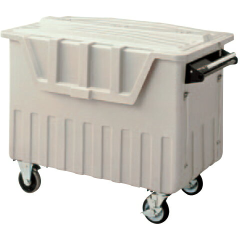 【送料無料 一部地域除く】ダストカート #500(ブレーキ付) YD-140L-PC W1280×D760×H993mm[CONDOR(コン..