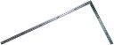曲尺同厚 シルバー 50cm 表裏同目 マグネット付 JIS H520×W260×D1.4mm 98g