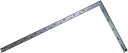 曲尺厚手広巾 シルバー 50cm/1尺6寸 併用目盛 5段目盛 H520×W260×D2mm 240g