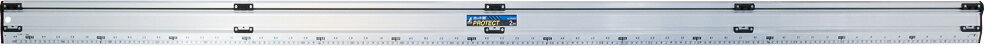 アルミカッター定規 カット師PROTECT 2m 併用目盛 H2030×W80×D15mm 1800g