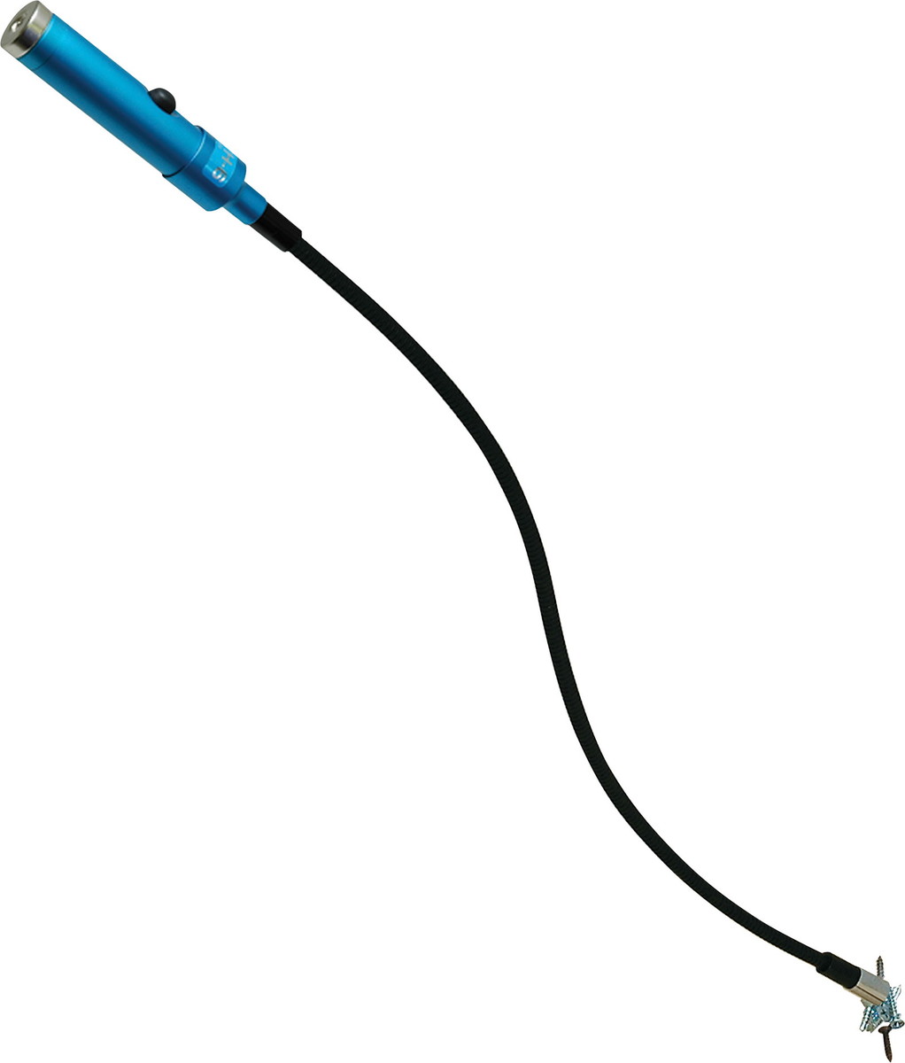 ピックアップマグネット H-6 フレキシブル式 ライト・点検鏡付 H560×W18×D18mm 150g