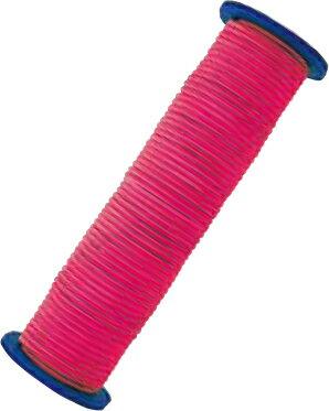 樂天商城 - ゴム水糸 リール巻 3mm 30m H58×W58×D180mm 290g 蛍光ピンク