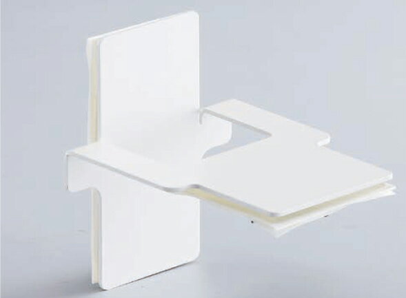 【シロクマ】耐震金具T形 EP-111 50 オフホワイト（数量：1）