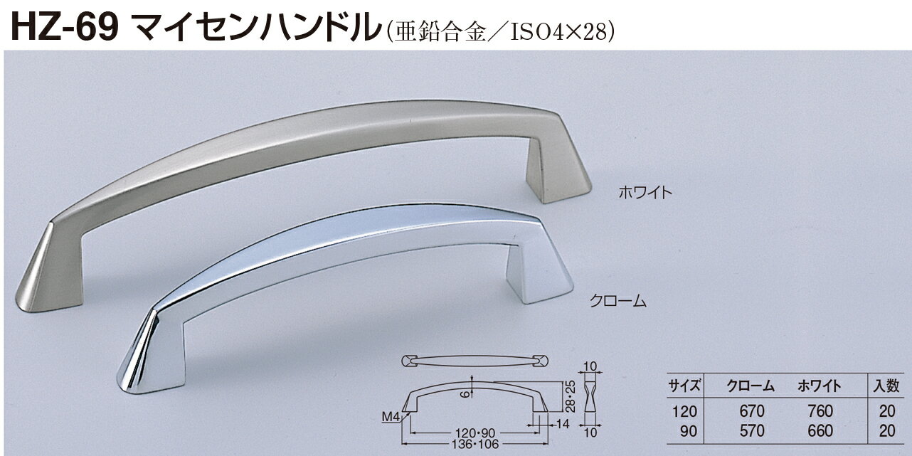 【シロクマ】マイセンハンドル HZ-69