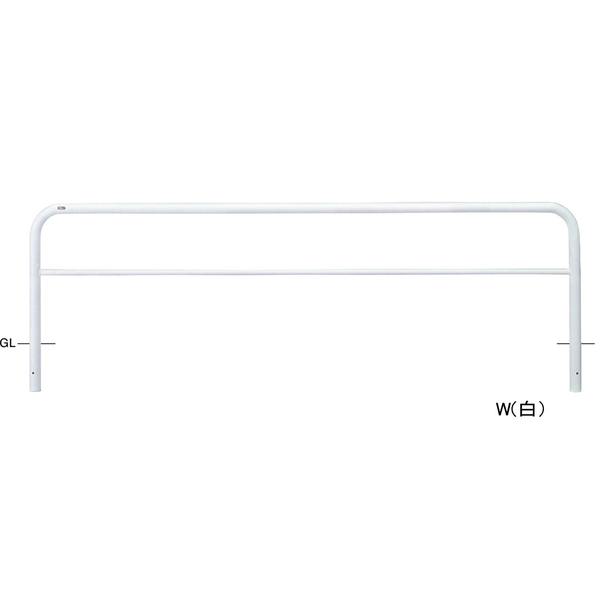 【サンポール】FAH-7U30-800【白】 アーチ 【固定式】【※代引不可】