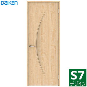 Rakuten - 大建工業 イエリア 片開きドアセット 【S7デザイン】スタンダードカラー枠外幅850/825/780/755/735×製品高2033mm見切枠/固定枠(枠見込み169/154/113/90)扉セット＋枠セットDAIKEN ieria ダイケン リビングドア 室内 内装 建具 開き戸
