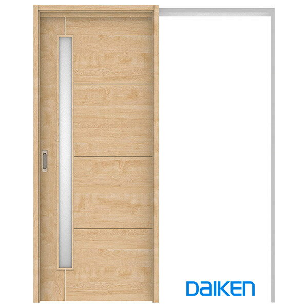 大建工業 ハピア 吊戸・引込【D2デザイン】見切枠/固定枠 扉＋引手＋枠セット(+見切)DAIKEN hapia ダイケン 建具 吊り戸 引き込み戸
