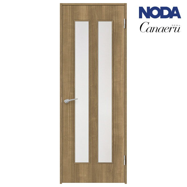 【NODA カナエル】旗丁番ドアセット 7尺高【D-27型・固定枠/ケーシング枠】片開きドア室内ドア 内装ドア シングルドア 扉 縦木目【ノダ Canaeru】※ビノイエ後継品