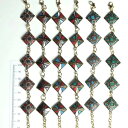 インド 真鍮 レジン ブレスレット アクセサリー プレゼント アジアン 敬老の日 エスニック レディース ネコポスOK