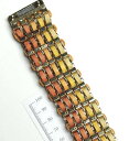 タイ レザー ゴールド系 ブレスレット アクセサリー プレゼント アジアン 敬老の日 レディース エスニック