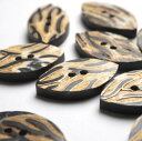 インド 手彫りボタン10個セット 二つ穴 プレゼント アジアン 母の日 ハンドメイド 手作り エスニック ネコポスOK ナチュラル素材 +H