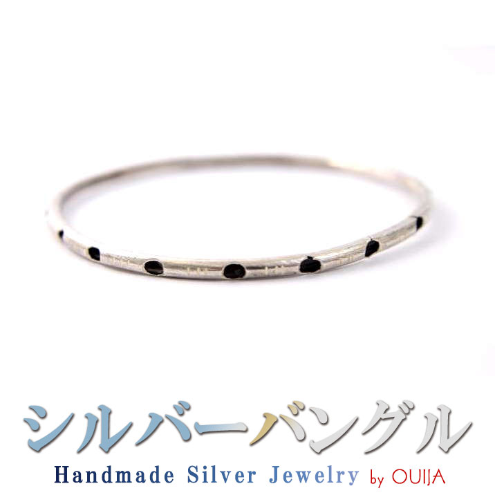 タイ 象のヒゲ入り シルバーブレスレット 訳あり品 アクセサリー プレゼント アジアン