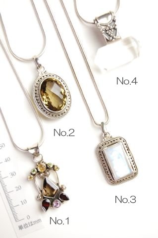 Rakuten - インド 天然石 パワーストーン シルバー925ネックレス アクセサリー プレゼント アジアン 母の日 エスニック メンズ レディース