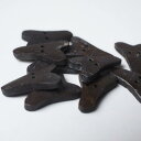 インド 手彫りボタン10個セット 丸 二つ穴 プレゼント アジアン 母の日 ハンドメイド 手作り エスニック ネコポスOK ナチュラル素材