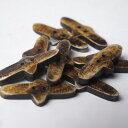 ボタン10個セット(水牛の骨) 茶色 二つ穴 プレゼント アジアン 母の日 ハンドメイド 手作り クラフト エスニック ネコポスOK ナチュラル素材