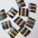 ボタン10個セット(水牛の骨、貝) 茶色 二つ穴 プレゼント アジアン 母の日 ハンドメイド 手作り クラフト エスニック ネコポスOK ナチュラル素材