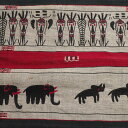 ナガ族の手織り布(タペストリー テーブルクロス) プレゼント アジアン クリスマス エスニック 綿 ナチュラル インテリア