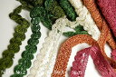インド ブレード リボン ホワイト/グリーン/オレンジ/赤 16~20mm幅 リボン 手芸 プレゼント アジアン 敬老の日 ハンドメイド 手作り クラフト ブレード エスニック ネコポスOK