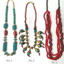 インド グラスビーズ ネックレス ファッション ハンドメイド アクセサリー プレゼント アジアン 敬老の日 エスニック レディース