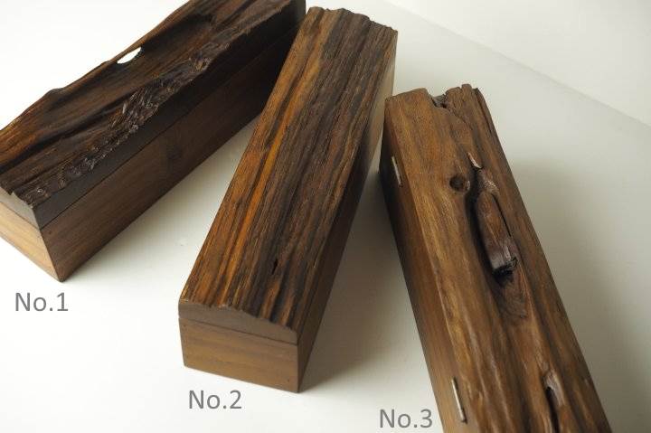 アジアの布 ウィージャのタイ チーク材ボックス ロング ブラウン フタ付き 雑貨 プレゼント アジアン クリスマス エスニック【雑貨】｜アングル2