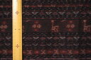 インドネシアの絣織 フロレス島のサロン（腰衣）茶系 タペストリー 生地 プレゼント アジアン クリスマス エスニック コットン インテリア +H 3