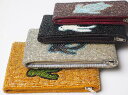 インドネシア グラスビーズ刺繍 コインパース 財布 ポーチ 亀 カメ プレゼント アジアン 敬老の日 エスニック メンズ レディース