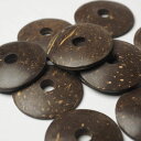 インド 手彫りボタン10個セット 丸型 円形 茶色 一つ穴 プレゼント アジアン 母の日 ハンドメイド 手作り エスニック ネコポスOK ナチュラル素材