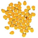 チェコ ドロップ(約6mm×4mm)約30個入【トパーズ】