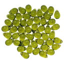 チェコ ドロップ(約6mm×4mm)約30個入【オリビン】