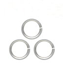基礎金具 丸カン (0.5×4mm) 【(J)ロジウム(銀色)/国内メッキ】約5グラム入(約300個程度)