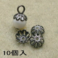 商品：基礎金具 透かしキャップ(6mm)10個入 110