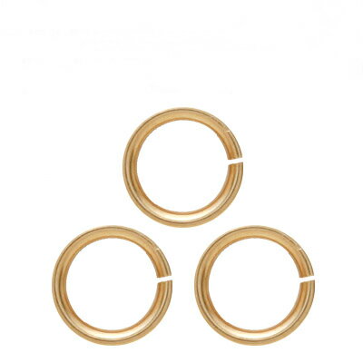 基礎金具 丸カン (1×5mm) 【(J)ゴールド/国内メッキ】約5グラム入(約60個程度)