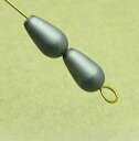 プラパール ツユ型6×10mm【マットグレー】20個入(3)