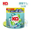 【おトクな特典付きセール開催】柔軟剤入り洗濯洗剤 部屋干しカーポッド 詰替 56粒 部屋干し特化 洗浄力 抗菌力 高い 爽やかな香り ジェルマジックボール 消臭 抗菌 収納 新生活 フレッシュ 長持ち 敬老の日【メーカー直営 王子製薬 国内生産】